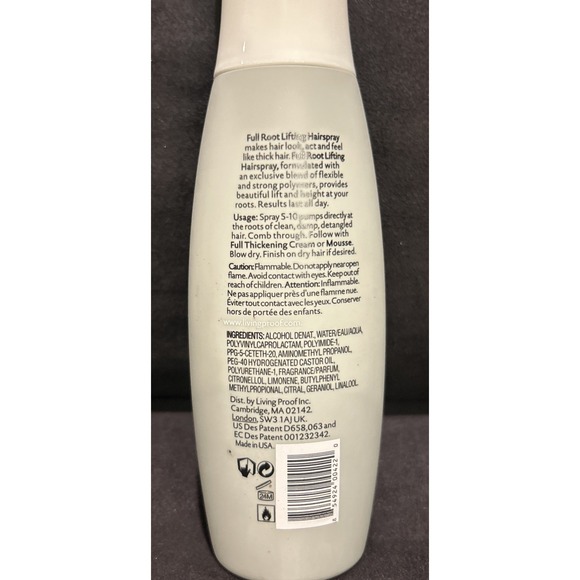 Living proof Full Volume & Root-Lifting Spray 163 mL / 5.5 OZ - Picture 2 of 2